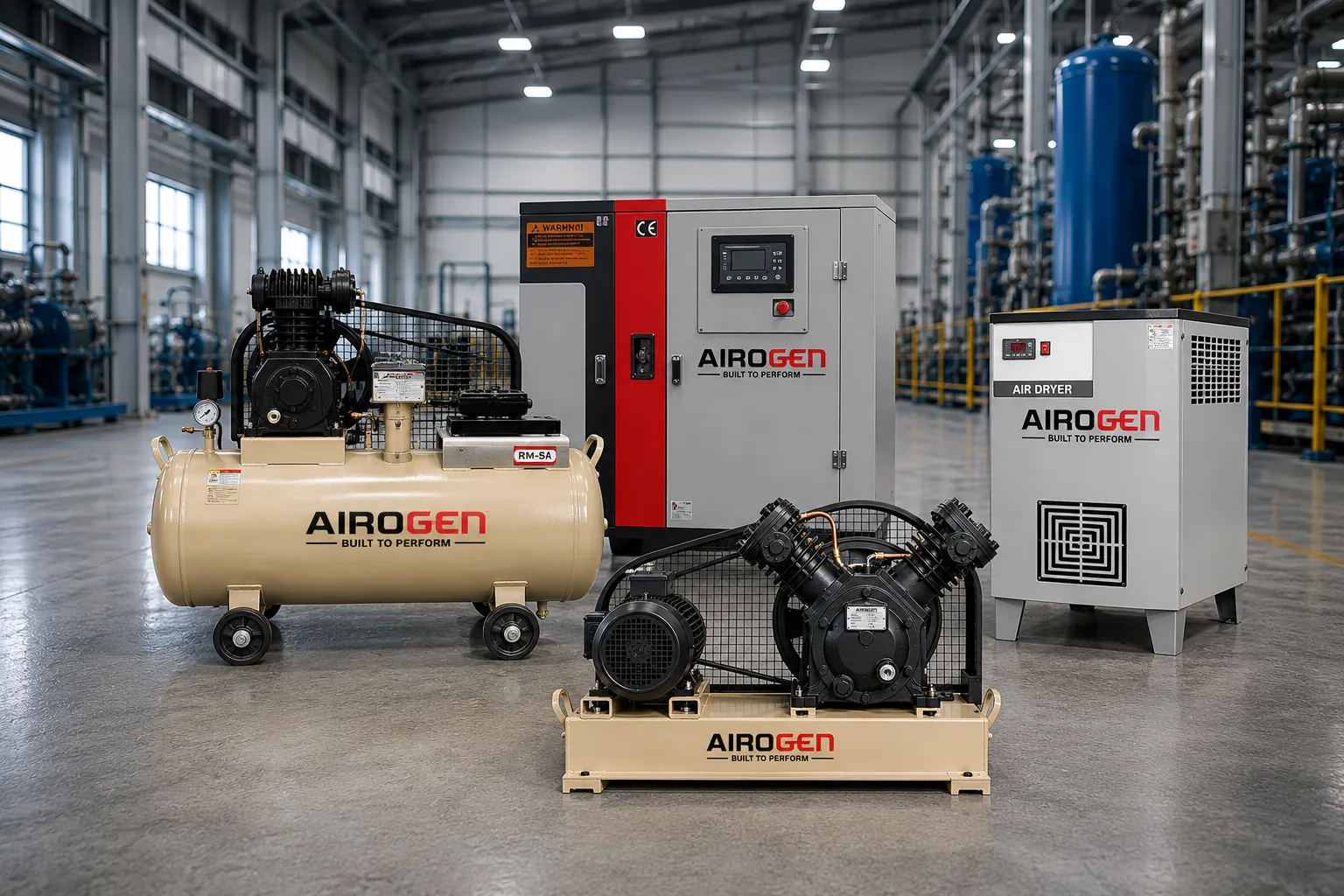 The Basics of Industrial Air Compressors